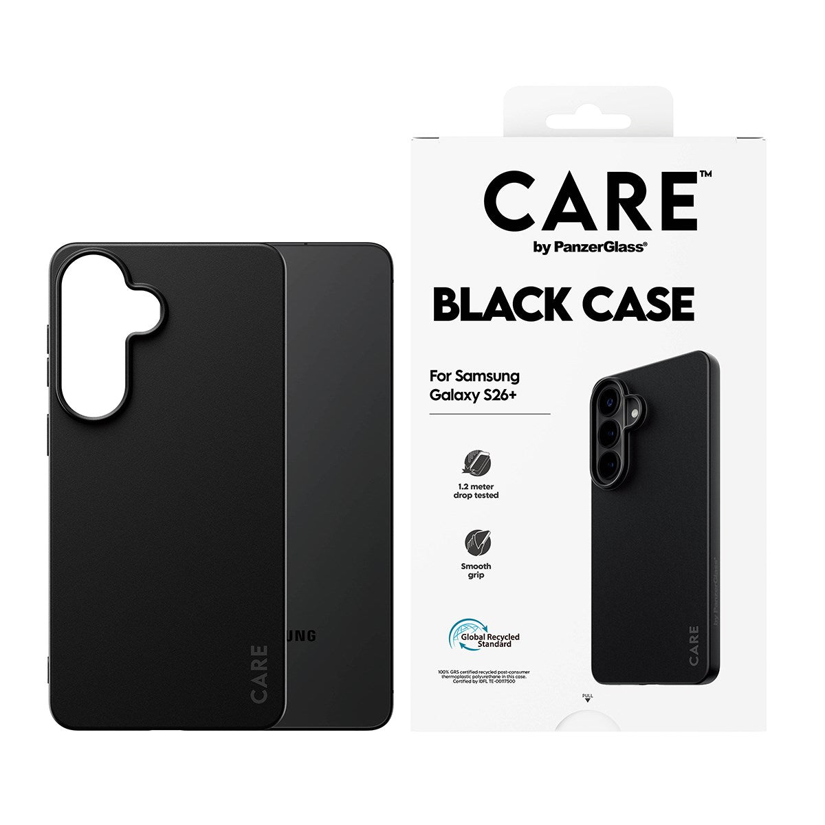 CARE™ by PanzerGlass® TPU Case Black Samsung Galaxy S26+